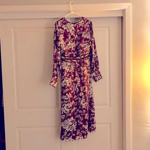 Bardot Jolie Floral ruffled midi dress